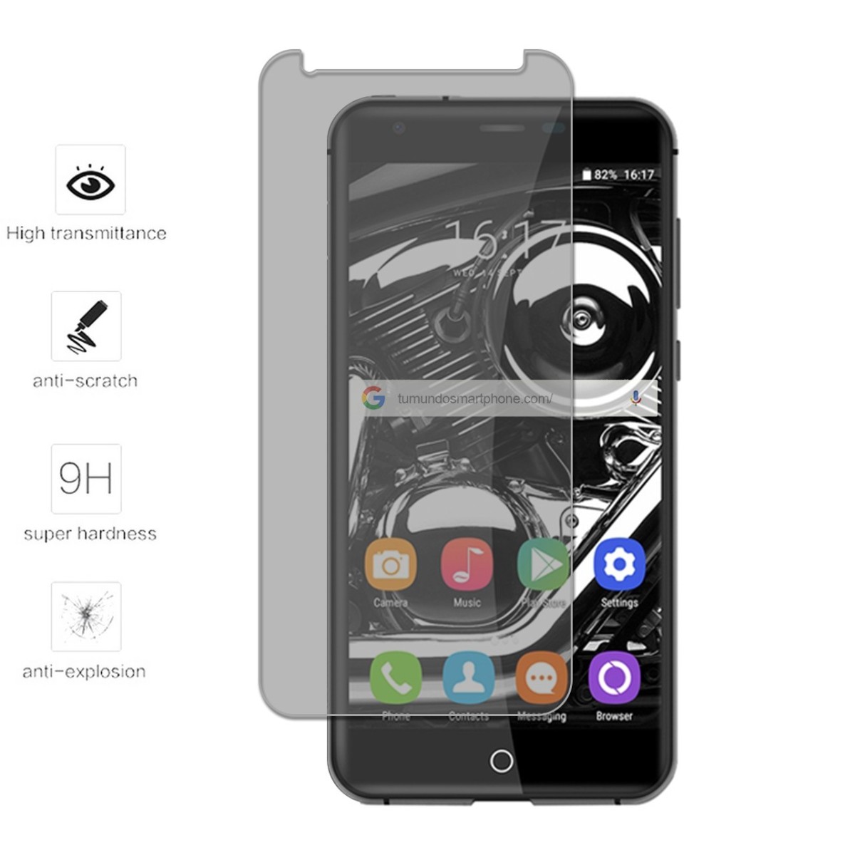 Protector Cristal Templado para Oukitel K7000 Vidrio