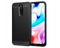 Funda Gel Tpu Tipo Carbon Negra para Xiaomi Redmi 8