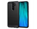Funda Gel Tpu Tipo Carbon Negra para Xiaomi Redmi Note 8 Pro