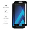 Protector Cristal Templado Frontal Completo Negro para Samsung Galaxy A3 (2017) Vidrio