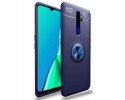 Funda Magnetica Soporte con Anillo Giratorio 360 para Oppo A5 2020 Azul
