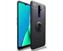 Funda Magnetica Soporte con Anillo Giratorio 360 para Oppo A9 2020 Negra