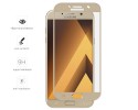 Protector Cristal Templado Frontal Completo Dorado para Samsung Galaxy A3 (2017) Vidrio