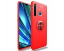 Funda Magnetica Soporte con Anillo Giratorio 360 para Realme 5 Pro Roja