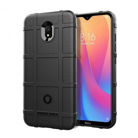 Funda Armor Rugged Shield Antigolpes para Xiaomi Redmi 8A color Negra