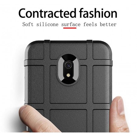 Funda Armor Rugged Shield Antigolpes para Xiaomi Redmi 8A color Negra