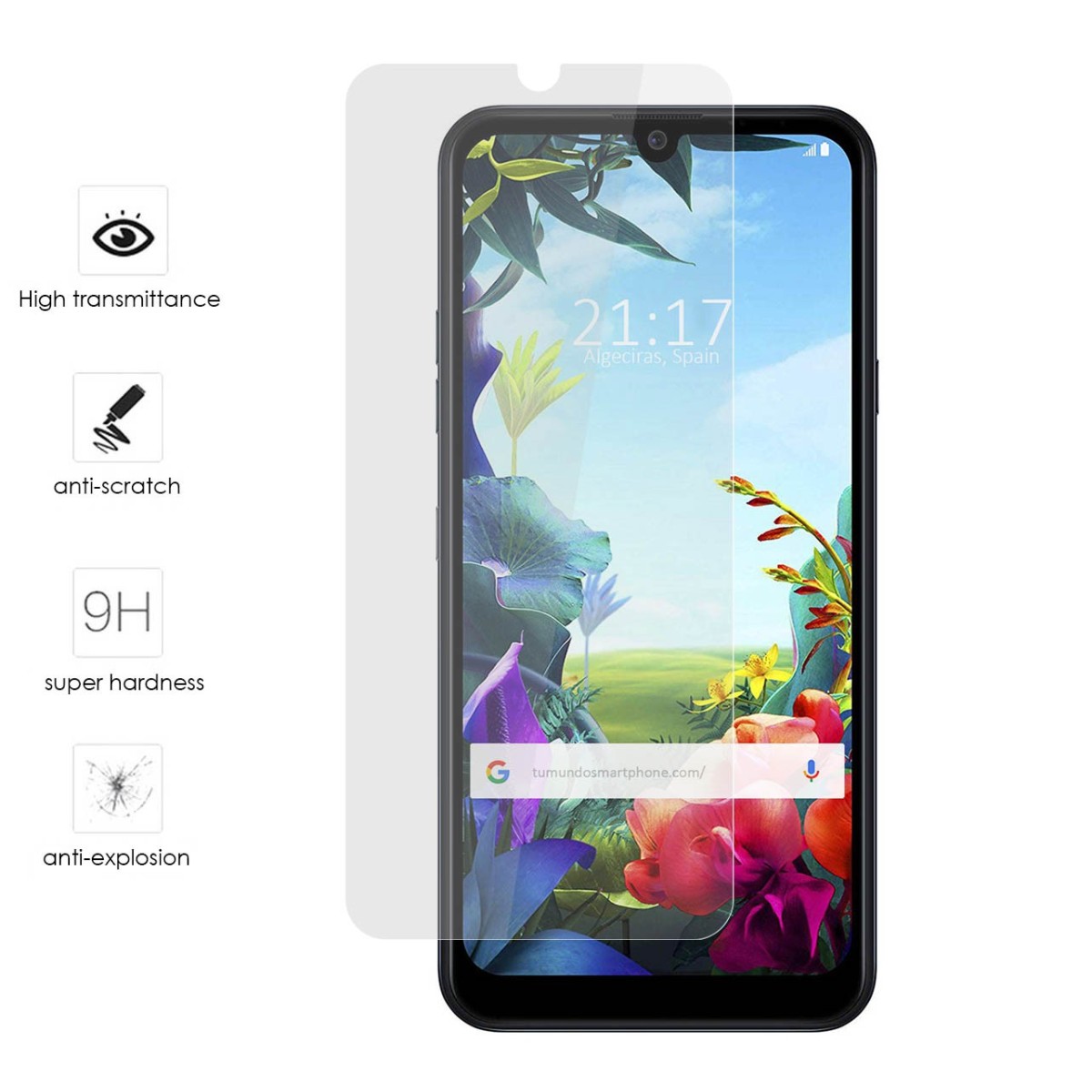 Protector Cristal Templado para Lg K40S Vidrio