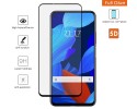 Protector Cristal Templado Completo 5D Full Glue Negro para Huawei Nova 5T / Honor 20 Vidrio