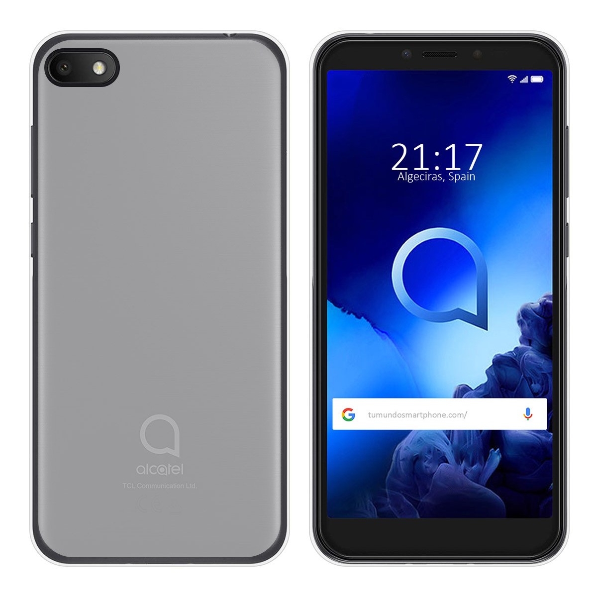 Funda Gel Tpu para Huawei Alcatel 1V 2019 Color Transparente