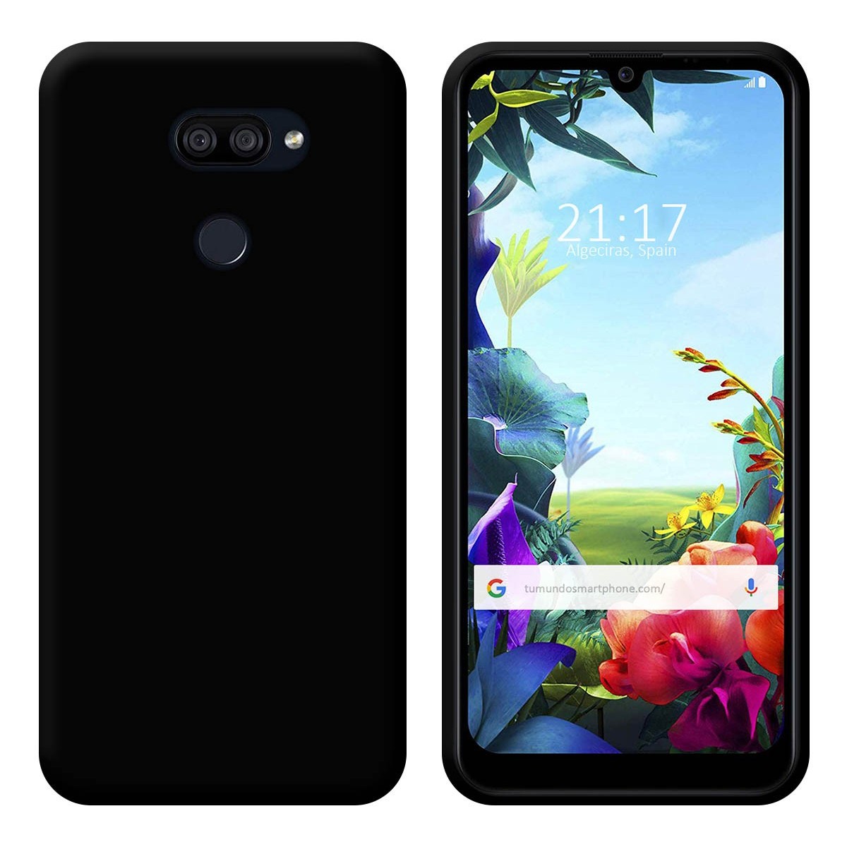 Funda Gel Tpu para Lg K40S Color Negra