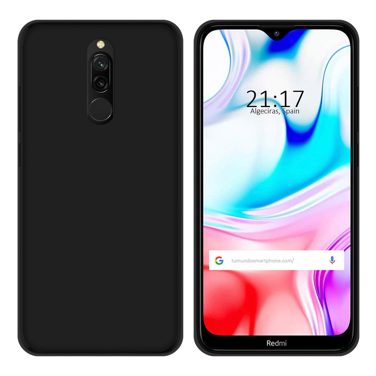 Funda Gel Tpu para Xiaomi Redmi 8 Color Negra