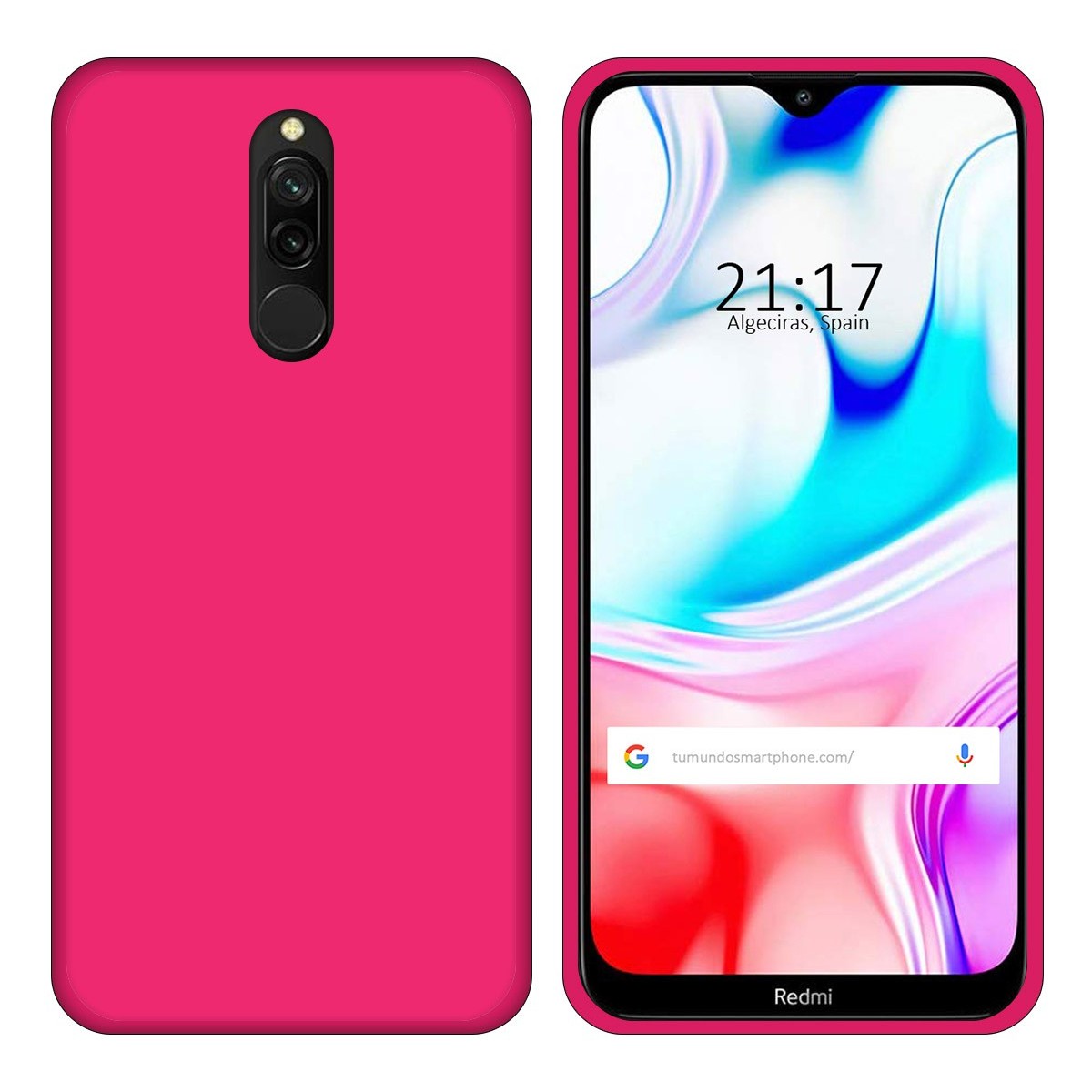 Funda Gel Tpu para Xiaomi Redmi 8 Color Rosa