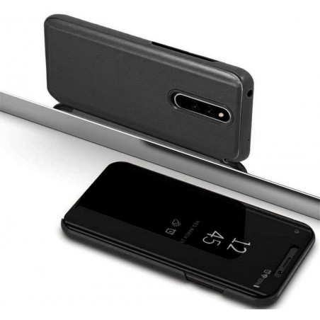 Funda Flip Cover Clear View para Xiaomi Redmi 8 color Negra
