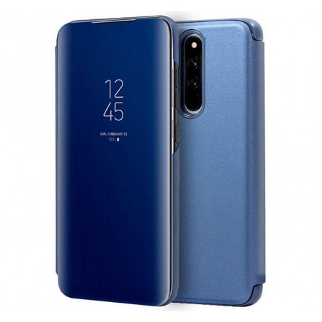 Funda Flip Cover Clear View para Xiaomi Redmi 8 color Azul