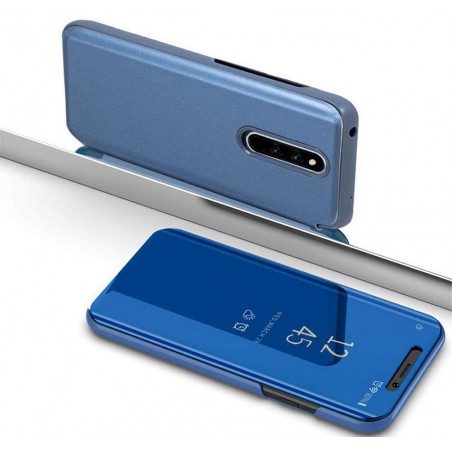 Funda Flip Cover Clear View para Xiaomi Redmi 8 color Azul