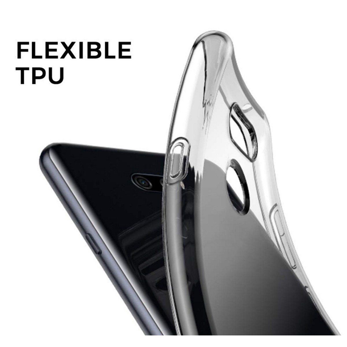 Funda Gel Tpu Fina Ultra-Thin 0,5mm Transparente para Lg K40S