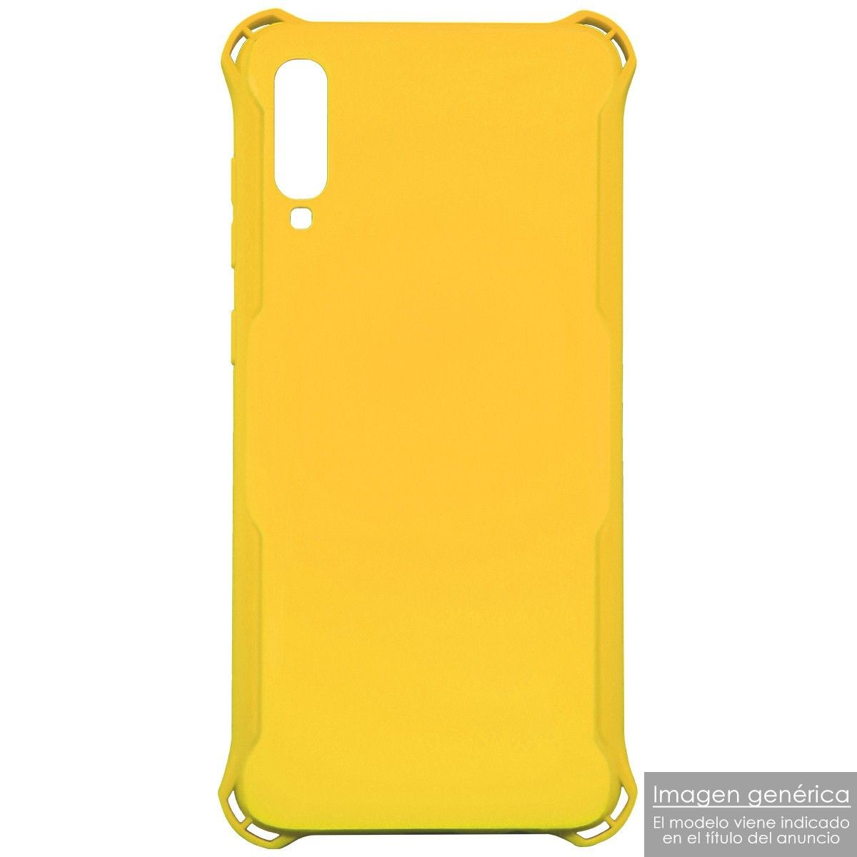 Funda Colgante con Cordon para Huawei P30 Lite color Amarillo