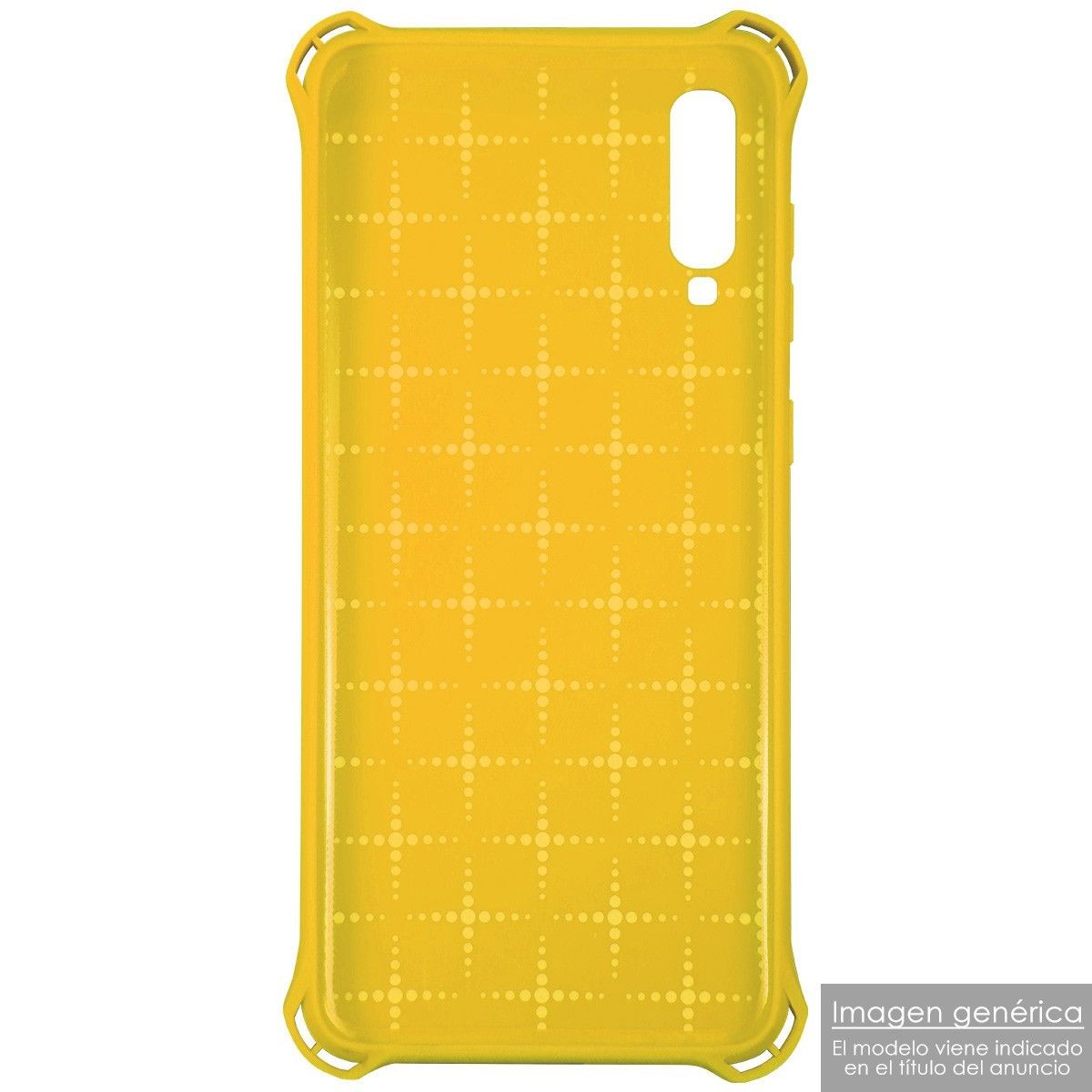 Funda Colgante con Cordon para Xiaomi Redmi Note 8 Pro color Amarillo