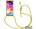 Funda Colgante con Cordon para Samsung Galaxy A10 color Amarillo