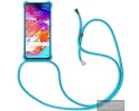 Funda Colgante con Cordon para Samsung Galaxy A40 color Azul