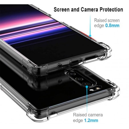 Funda Gel Tpu Anti-Shock Transparente para Sony Xperia 5