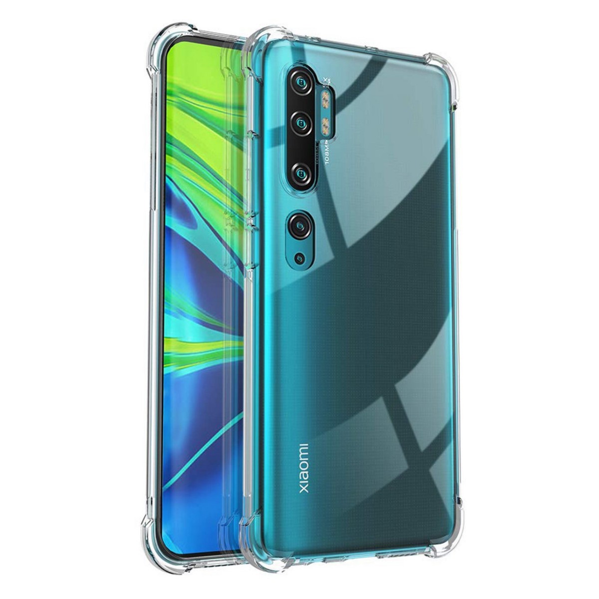 Funda Gel Tpu Anti-Shock Transparente para Xiaomi Mi Note 10