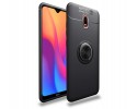 Funda Magnetica Soporte con Anillo Giratorio 360 para Xiaomi Redmi 8A Negra
