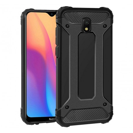 Funda Tipo Hybrid Tough Armor (Pc+Tpu) Negra para Xiaomi Redmi 8A