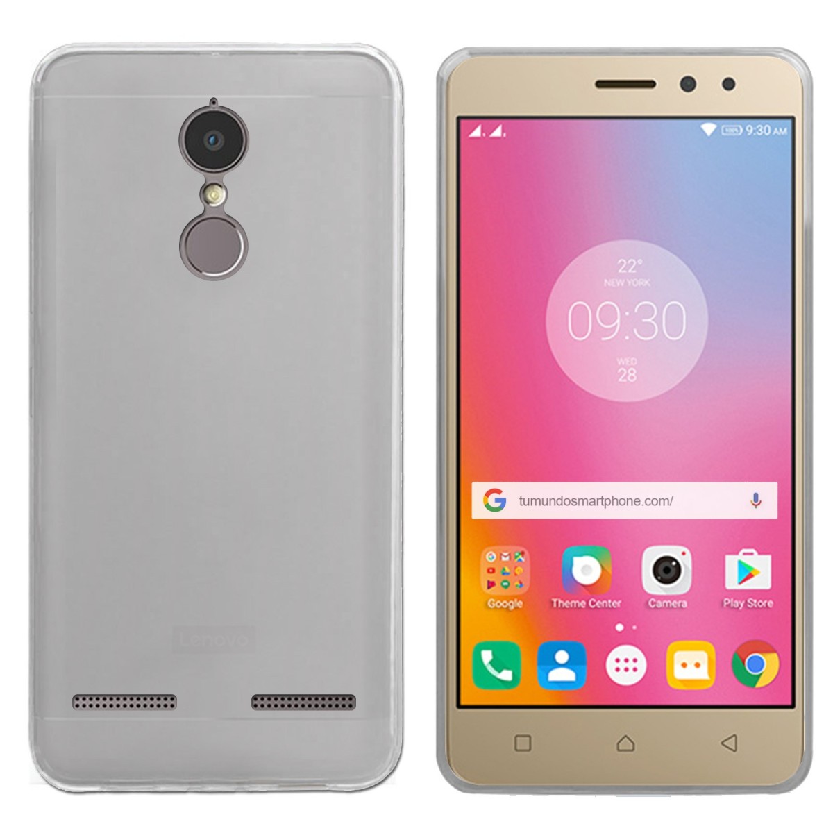 Funda Gel Tpu para Lenovo K6 4G 5" Color Transparente