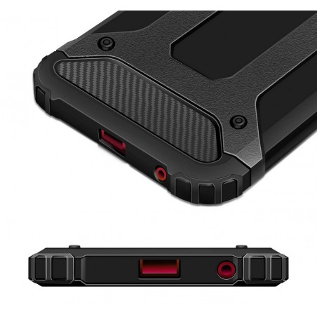 Funda Tipo Hybrid Tough Armor (Pc+Tpu) Negra para Xiaomi Redmi 8A