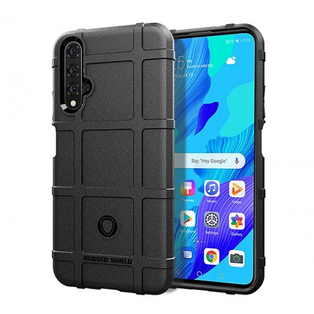 Funda Armor Rugged Shield Antigolpes para Huawei Nova 5T / Honor 20 color Negra