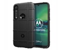 Funda Armor Rugged Shield Antigolpes para Motorola Moto G8 Plus color Negra