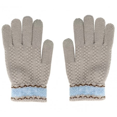 Guantes para pantallas Táctiles color Gris - Azul