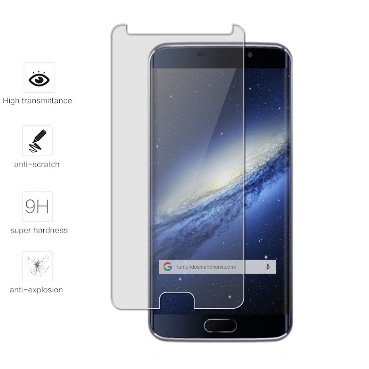 Protector Cristal Templado para Elephone S7 Vidrio