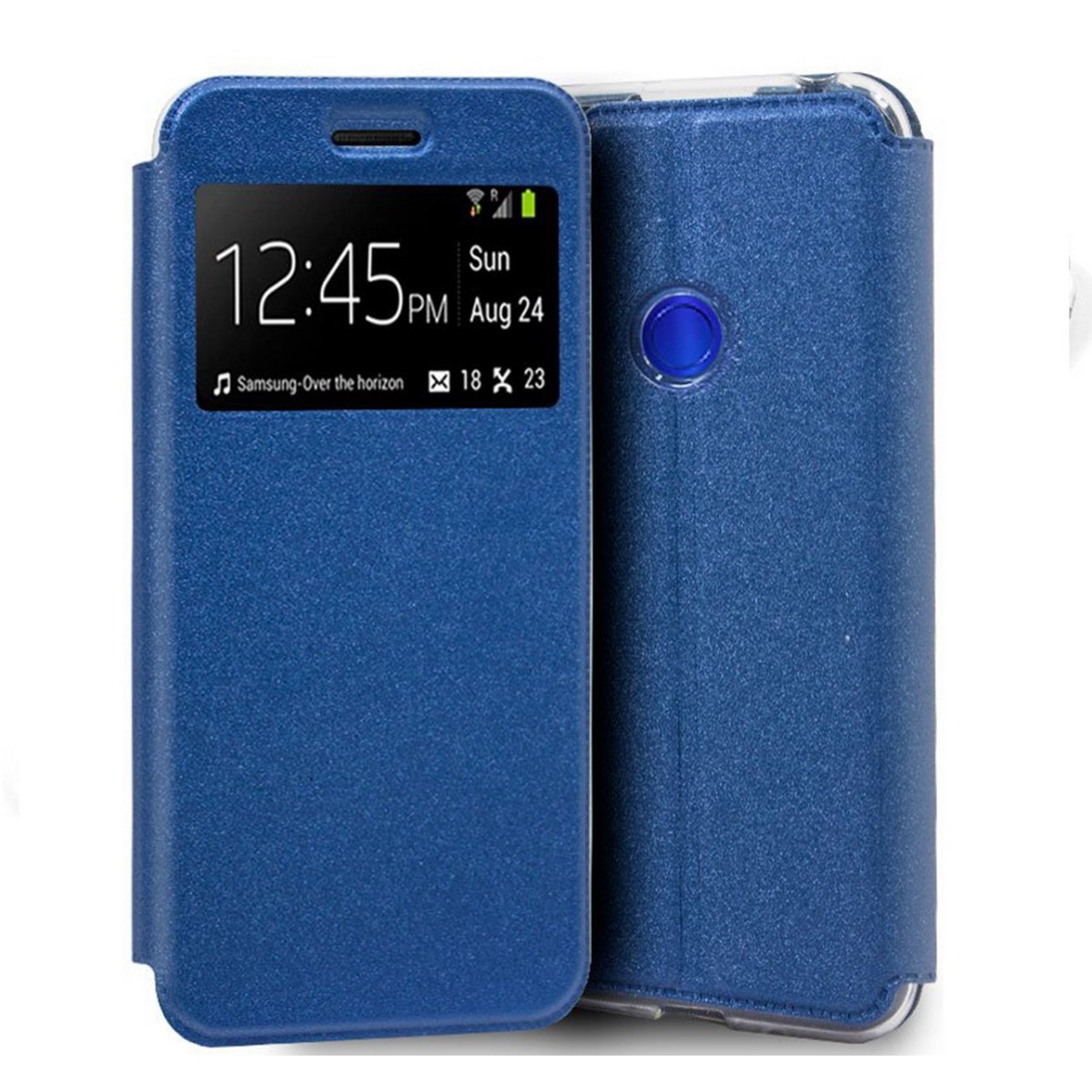 Funda Libro Soporte con Ventana para Huawei P Smart Z Color Azul