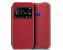 Funda Libro Soporte con Ventana para Huawei P Smart Z Color Roja