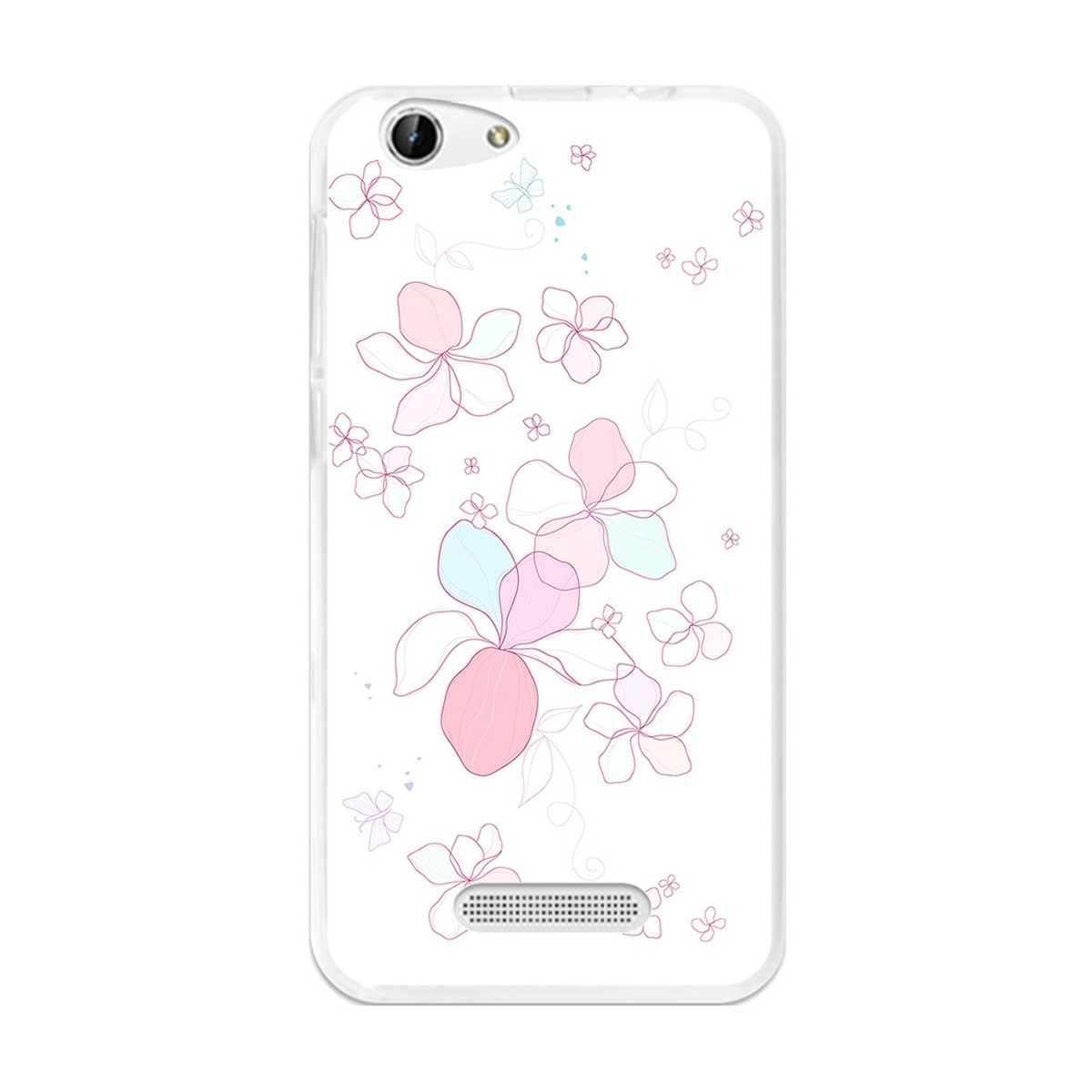Funda Gel Tpu para Cubot Note S / Dinosaur  Diseño Flores Minimal Dibujos