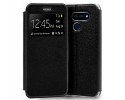Funda Libro Soporte con Ventana para Lg K40S Color Negra