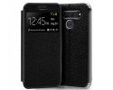 Funda Libro Soporte con Ventana para Lg Q60 / K50 Color Negra