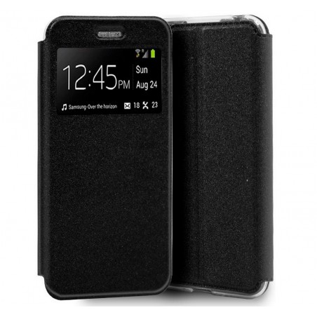 Funda Libro Soporte con Ventana para Realme X2 Color Negra