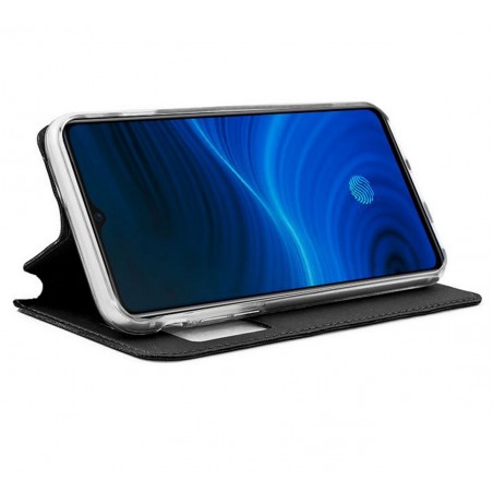Funda Libro Soporte con Ventana para Realme X2 Pro Color Negra
