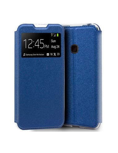 Funda Libro Soporte con Ventana para Samsung Galaxy A20e 5.8 Color Azul