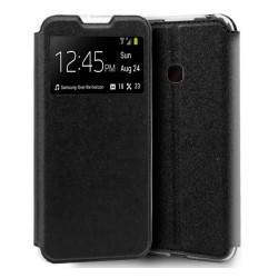 Funda Libro Soporte con Ventana para Samsung Galaxy A20e 5.8 Color Negra