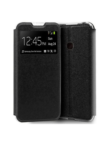 Funda Libro Soporte con Ventana para Samsung Galaxy A20e 5.8 Color Negra