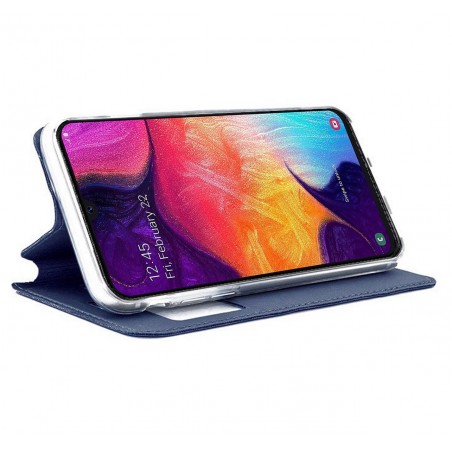 Funda Libro Soporte con Ventana para Samsung Galaxy A50  / A50s /A30s Color Azul