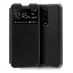 Funda Libro Soporte con Ventana para Xiaomi Mi 9T / Mi 9T Pro Color Negra