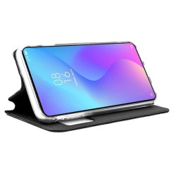 Funda Libro Soporte con Ventana para Xiaomi Mi 9T / Mi 9T Pro Color Negra 2