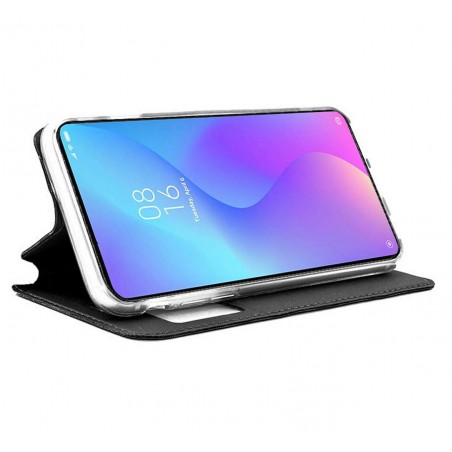 Funda Libro Soporte con Ventana para Xiaomi Mi 9T / Mi 9T Pro Color Negra