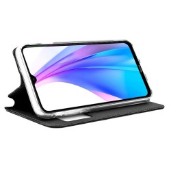 Funda Libro Soporte con Ventana para Xiaomi Redmi Note 8T Color Negra 2