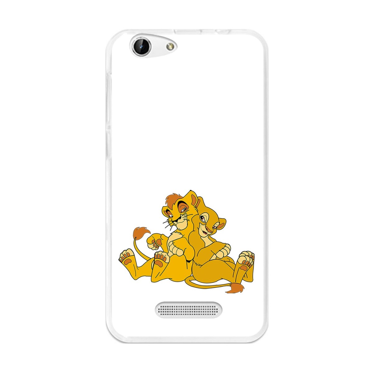 Funda Gel Tpu para Cubot Note S / Dinosaur  Diseño Leones Dibujos